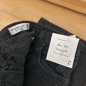 Abercrombie & Fitch Charcoal Straight Women’s Jeans